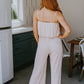 Pleased to Hear It Plisse Jumpsuit