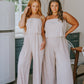 Pleased to Hear It Plisse Jumpsuit