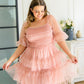 Pretty In Pink Tiered Dress