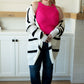 Brighter is Better Striped Cardigan in Ivory