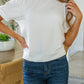 Pristine Puff Sleeve Top in White