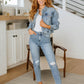 Reese Rhinestone Denim Jacket