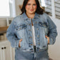 Reese Rhinestone Denim Jacket