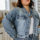Reese Rhinestone Denim Jacket