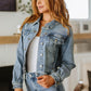 Reese Rhinestone Denim Jacket