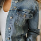 Reese Rhinestone Denim Jacket