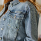 Reese Rhinestone Denim Jacket