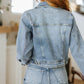 Reese Rhinestone Denim Jacket