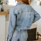 Reese Rhinestone Denim Jacket