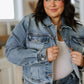 Reese Rhinestone Denim Jacket