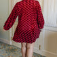 Regal Radiance V-Neck Velvet Dress