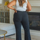 Ring My Bell Pintuck Bell Bottom Pants