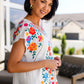 Rose Garden Embroidered Blouse