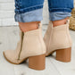 Ruby Ankle Boot In Beige