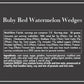 Sweetables | Ruby Red Watermelon Wedges