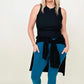 Zenana Cotton Wide Waistband Pocket Leggings