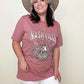 Haptics NASHVILLE MUSIC CITY Short Sleeve Knit Top