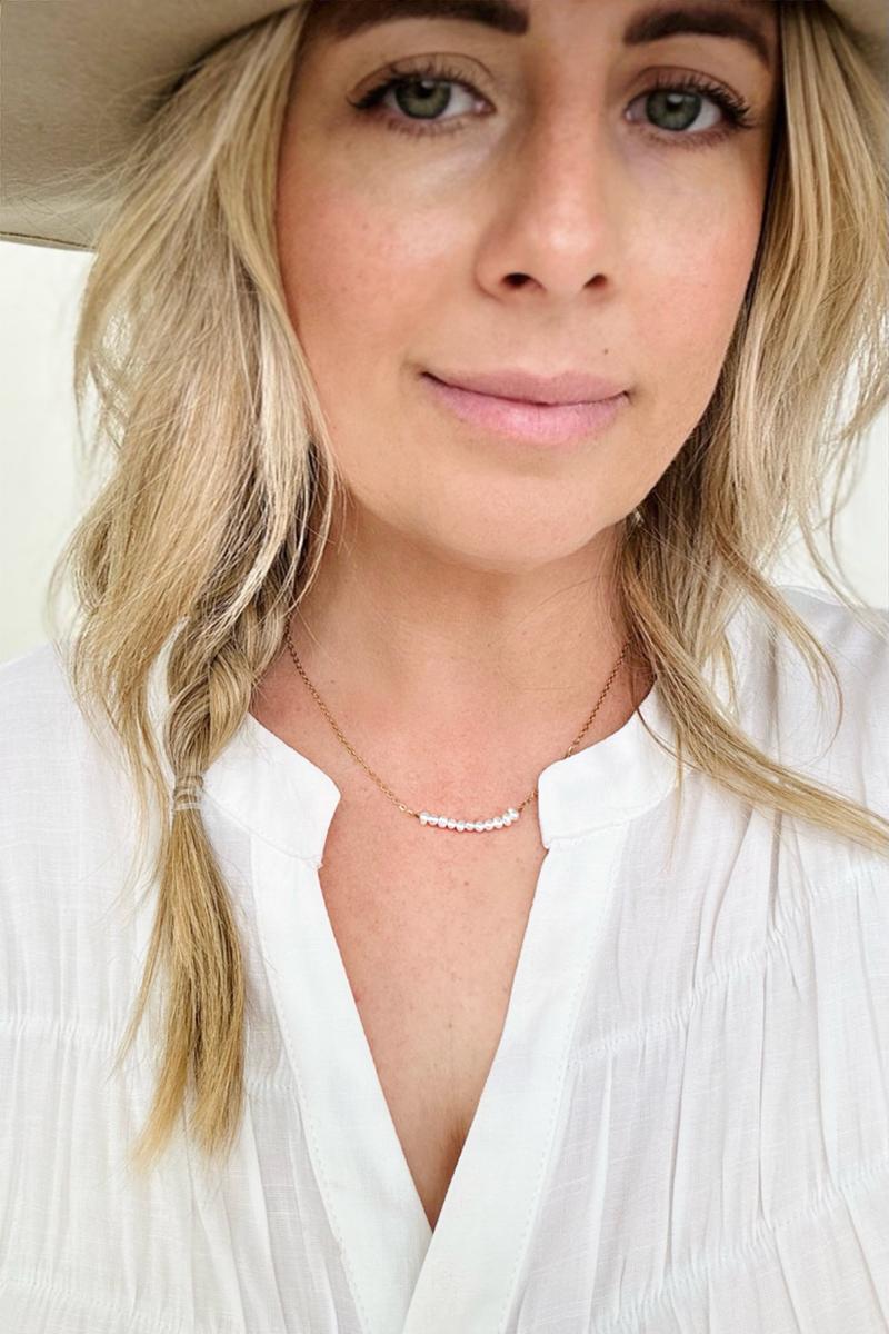 Freshwater Pearls Pendant Necklace (With Box)