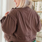 She's Got Game Cropped Jacket in Brown