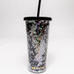Silver Glitter Travel Cup