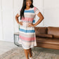 Simple Moments Striped T Shirt Dress