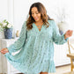 Sing Sweetly Lace Trim Floral Dress