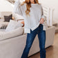 So Compelling Contrast Detail Pullover