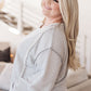 So Compelling Contrast Detail Pullover