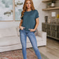 So Good Relaxed Fit Top in Dark Teal