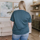 So Good Relaxed Fit Top in Dark Teal