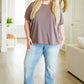 So Good Relaxed Fit Top in Mocha