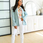 Spring Haiku Floral Blouse