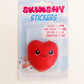 Squishy Stickers in 24 Options