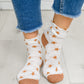 Star Design Socks In White