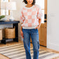 Start Me Up Checkered Sweater
