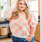 Start Me Up Checkered Sweater