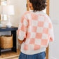 Start Me Up Checkered Sweater