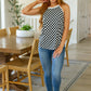 Start the Races Checkered Halter Top