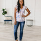Still the One Lace Sleeve Floral Top