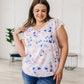 Still the One Lace Sleeve Floral Top