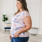 Still the One Lace Sleeve Floral Top