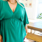 Storied Moments Draped Peplum Top