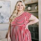 Summer Stripes Babydoll Top