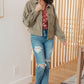 Sunday Brunch Blouse in Rust Floral