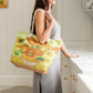 Sunflower Painting Tote