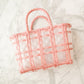 Sunny Days Woven Tote in Pink