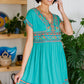 Sunrise In Morocco Embroidered Dress
