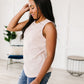 Susanna Waffle Knit Sleeveless Top