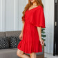 Sweet and Spicy Flutter Sleeve Dress