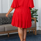 Sweet and Spicy Flutter Sleeve Dress